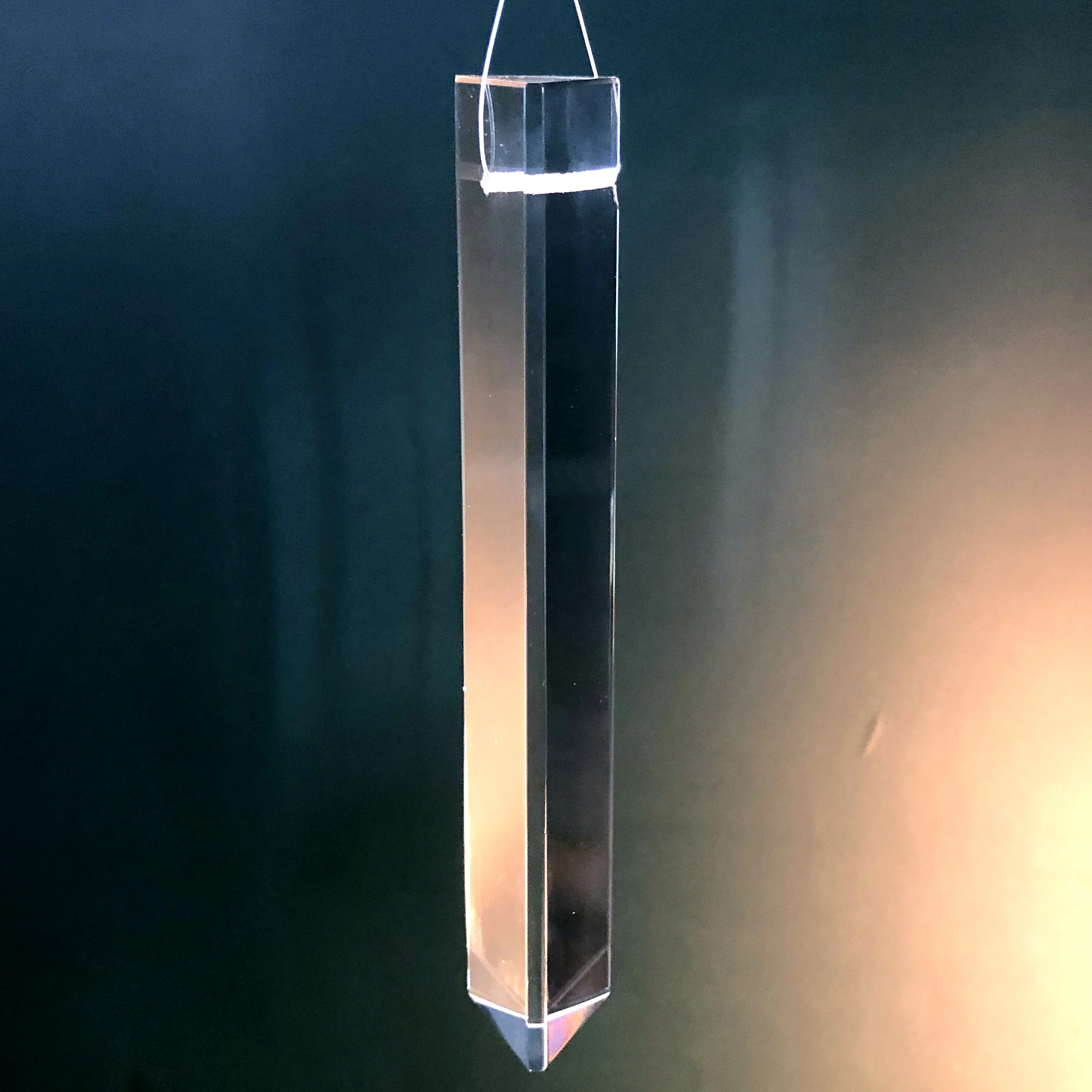 30*150mm glass triangular prism for popular chandelier hanging