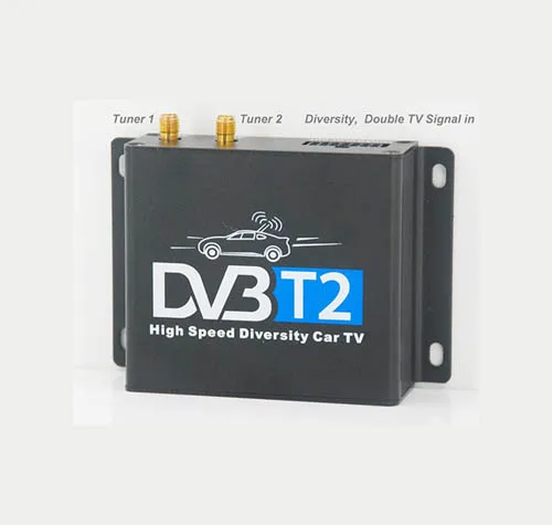 DVB-T220 car DVB-T2 transmitter full HD dvb-t2 digital TV receiver Siano chipset high speed