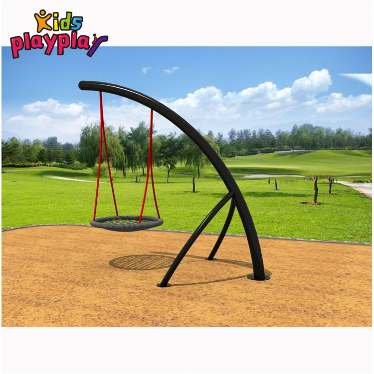 Small Outdoor Playground children plastic wood post outdoor swing sets for backyard garden schools theme park