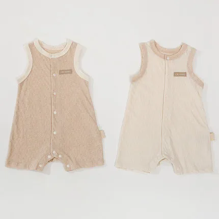 100% Organic cotton baby girl clothes romper summer