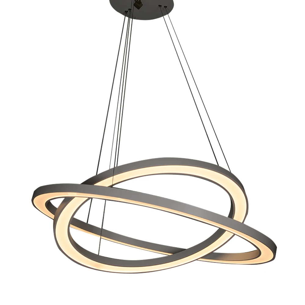 Rebecca Lighting Chandelier composed of two circles LED Bulb  50w+30w 3000k
