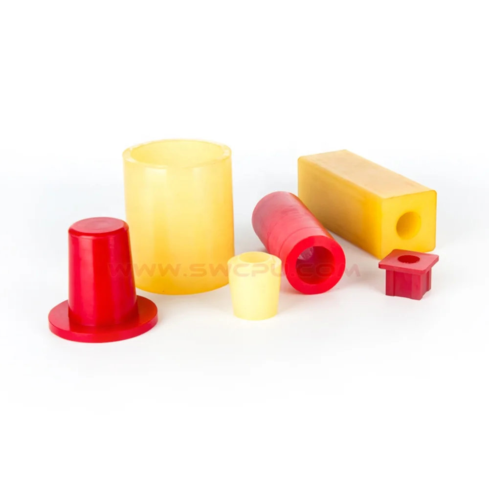 Square polyurethane plastic flange bushing