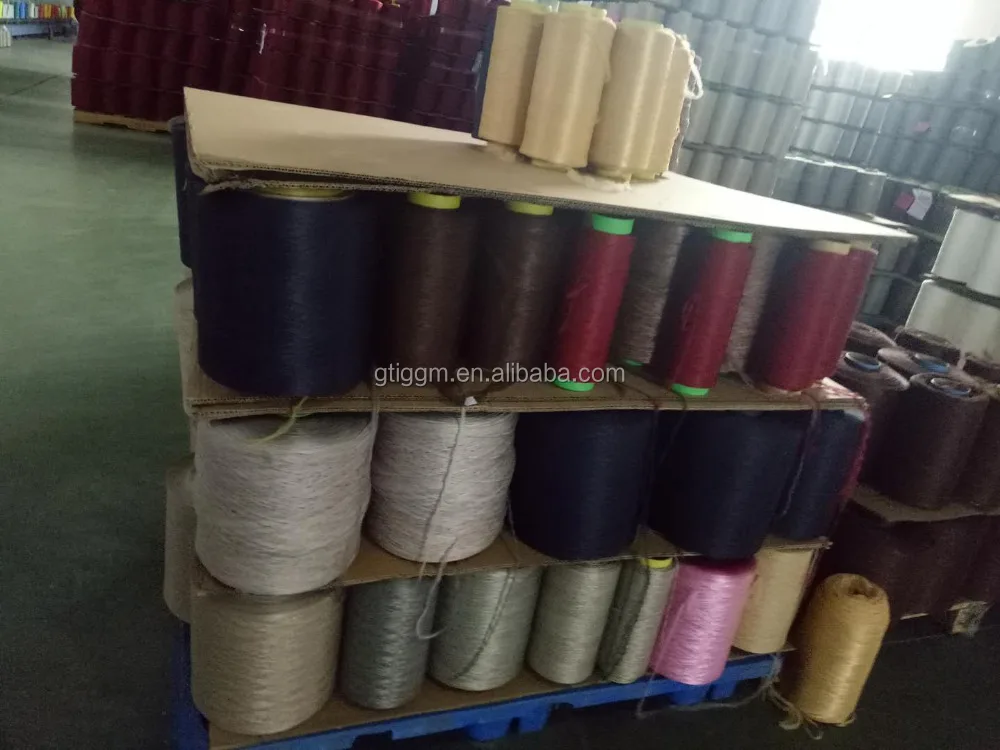 Хорошее качество 1500D 60F 2-слойная нейлоновая пряжа BCF для плетения ковровой плитки