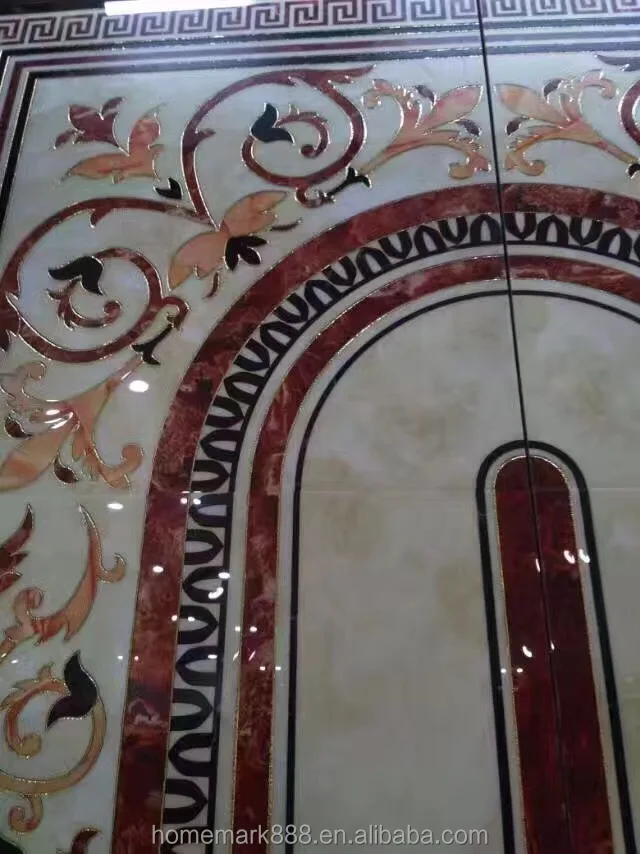 Luminous Decorative Ceramic Floor TIle Carpet With Fluorescent Powder