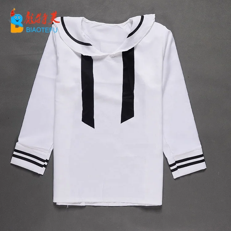 
hot sale carnival party adult men white sailor cosplay costumes uniform in stock 