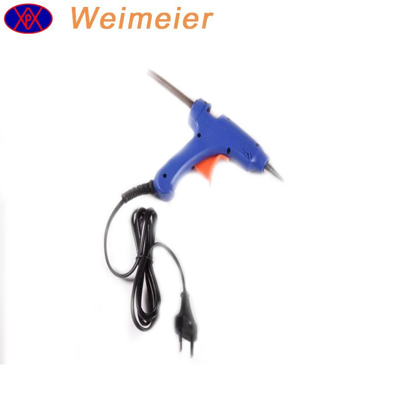 2017 high quality mini hot melt glue gun for hair extensions glue sticks