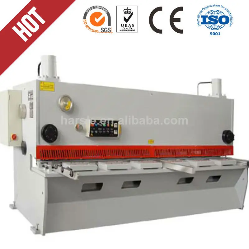 листового металла гидравлические машины сдвига, qc11y гильотины ножницы с md11 до e10 контроллер