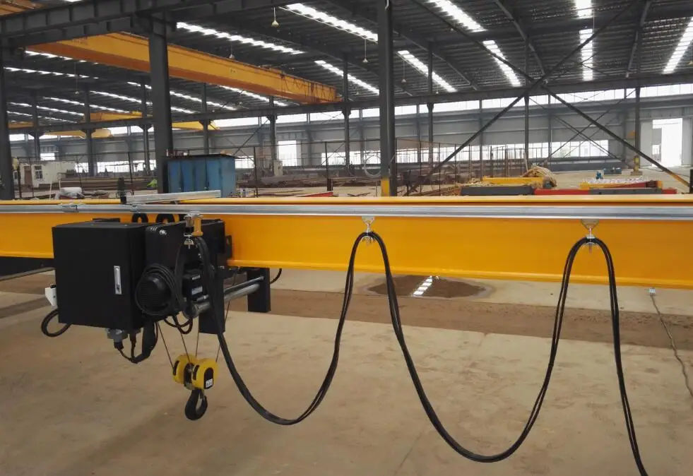 10 ton single beam overhead crane bridge crane with electric trolley