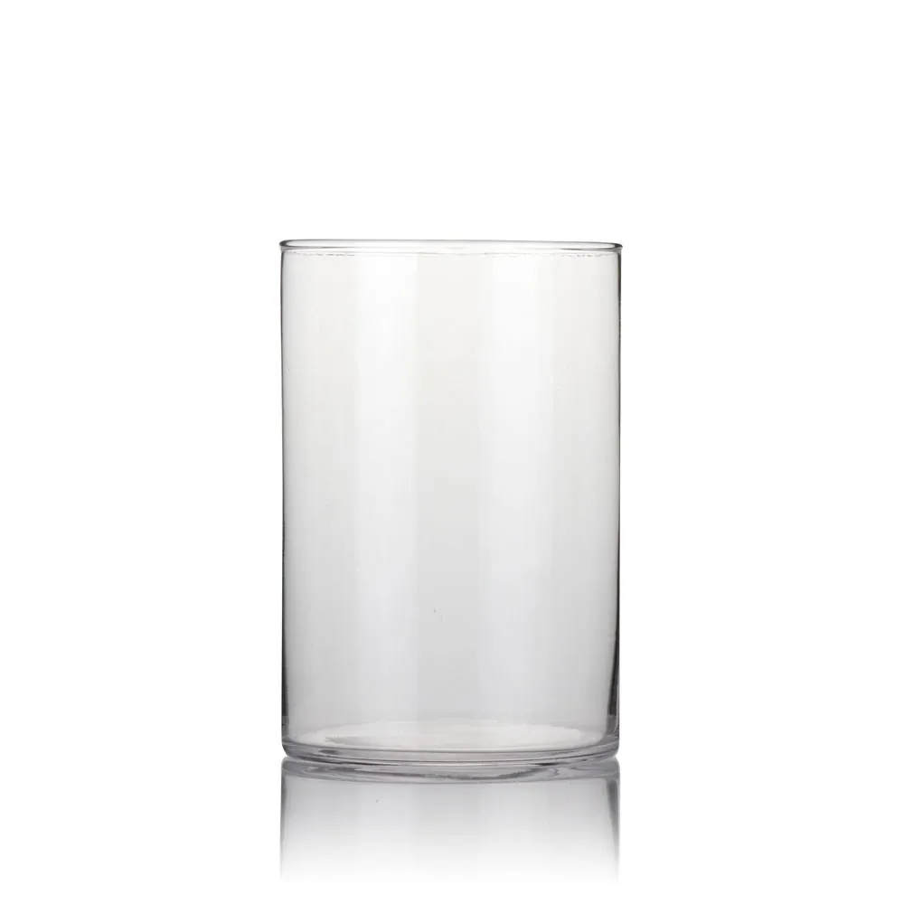Wedding Centerpiece Tall Clear Glass Cylinder Vase