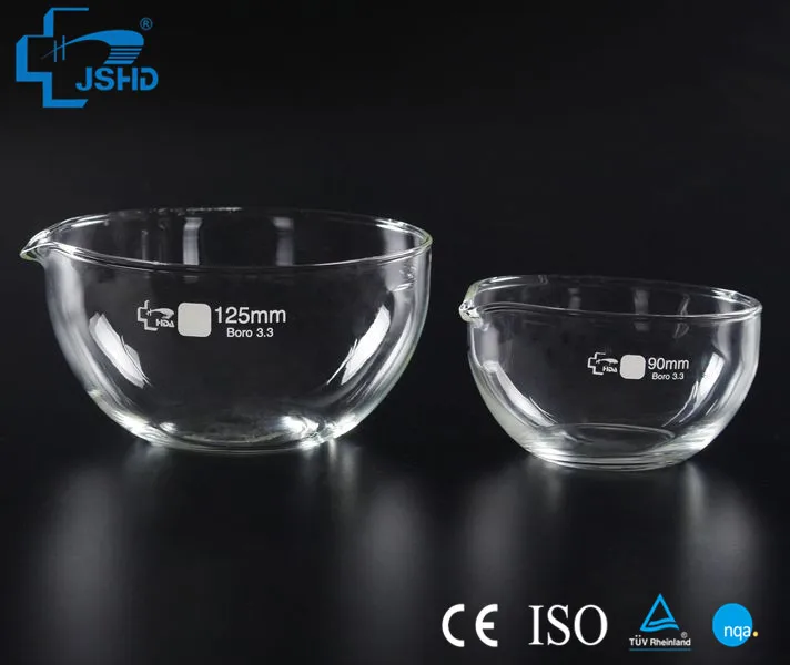 Боросиликатного стекла 3.3 испарения Блюдо круглое botttom