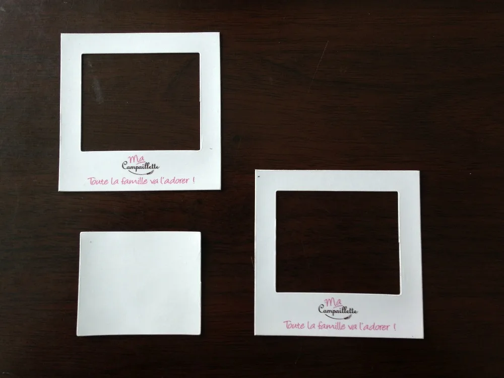 Promotion Custom Logo Soft Rubber Mounted Paper Color Magnetic Large Size Digital Photo Frame Fridge Magnet