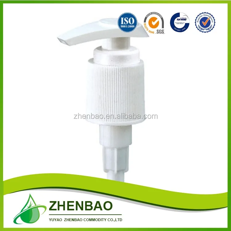 White color shampoo yuyao plastic lotion pumps