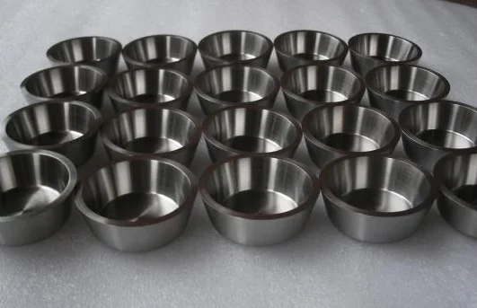 high temperature sintering forged tungsten melting pot crucible