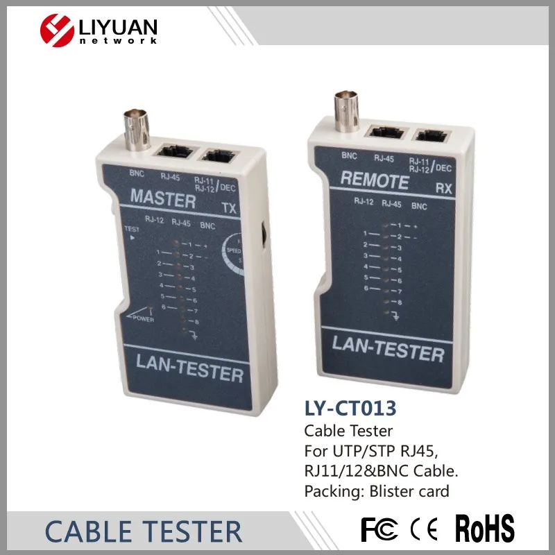 LY-CT013 хорошее кабельный тестер для UTP/STP RJ45, RJ11/RJ12 и BNC Cable Tester