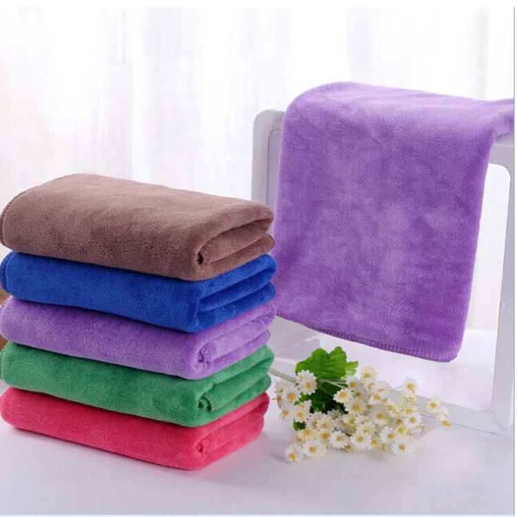New popular 100% polyester towel microfiber face towels