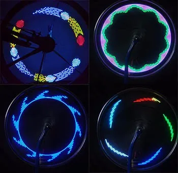 2017 fashion style bicycle spoke light,programmable led bike wheel light