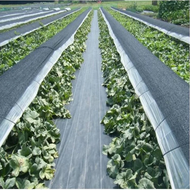 
100 Lined Ground Cover Weed Control Fabric Membrane Mulch 