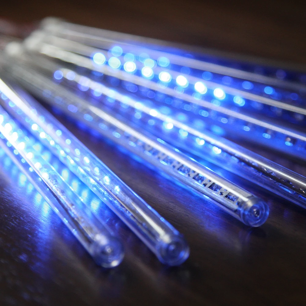 2019 top quality holiday LED outdoor meteor shower christmas  luces de navidad solares  solar string light