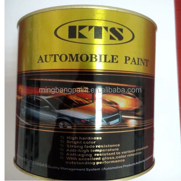 Heat Resistant 1k Pearl White Acrylic Car Base coat Paint