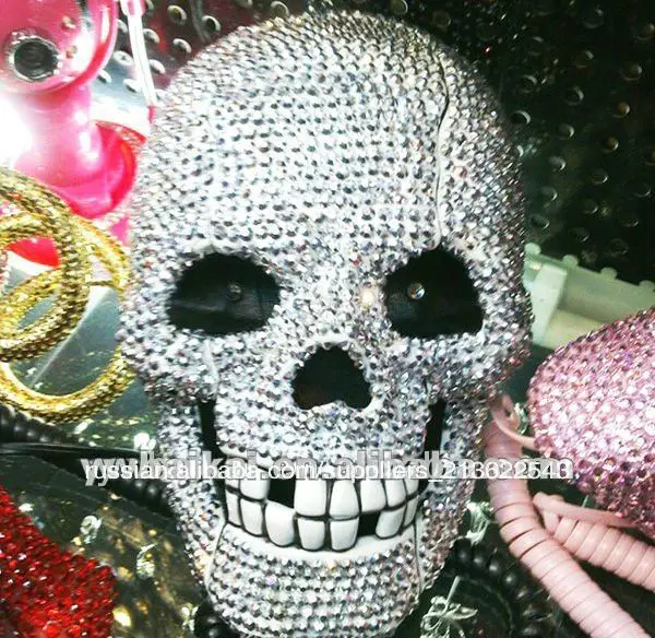 модный новизна формой черепа проводной телефон