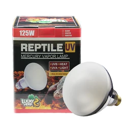 lucky herp 125w r115 mercury uvb led lamp reptile light for lizard