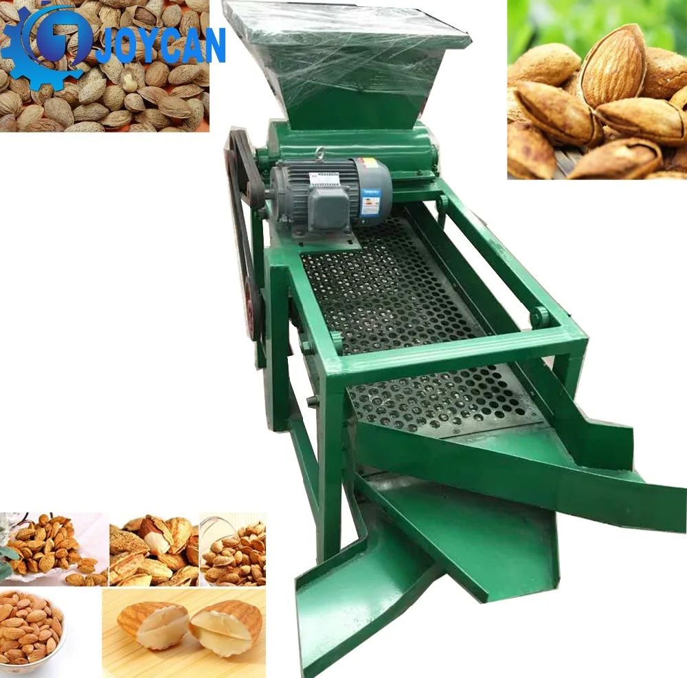 Almond Small nut cracking and shelling almond crushing machine
