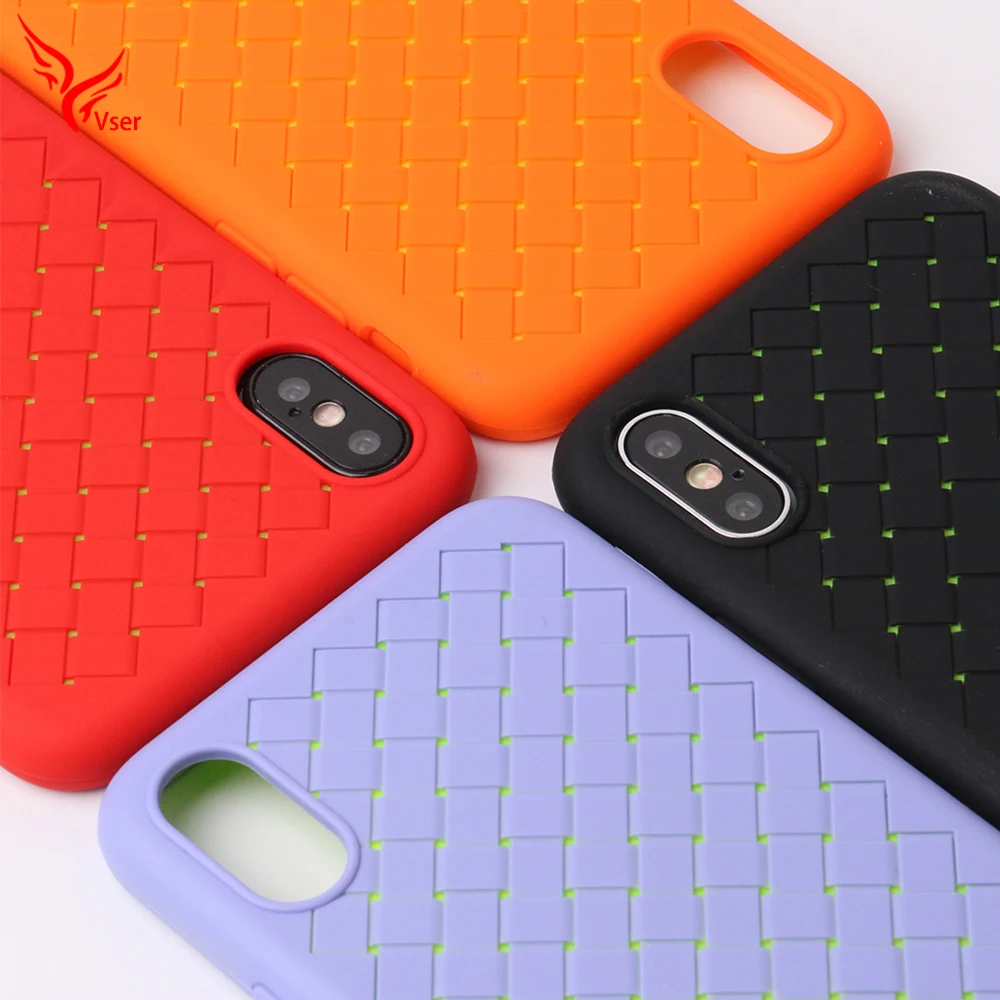 Силиконовый чехол тканый узор мобильного телефона Девушка для Iphone Xs Max Xr x