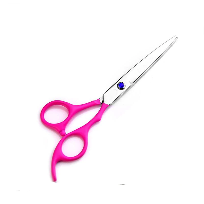 
WB200-521 Rose 6 Inches Red Beauty Salon Customized Logo Cutting Hair Scissors Barbershop Styling Tools 
