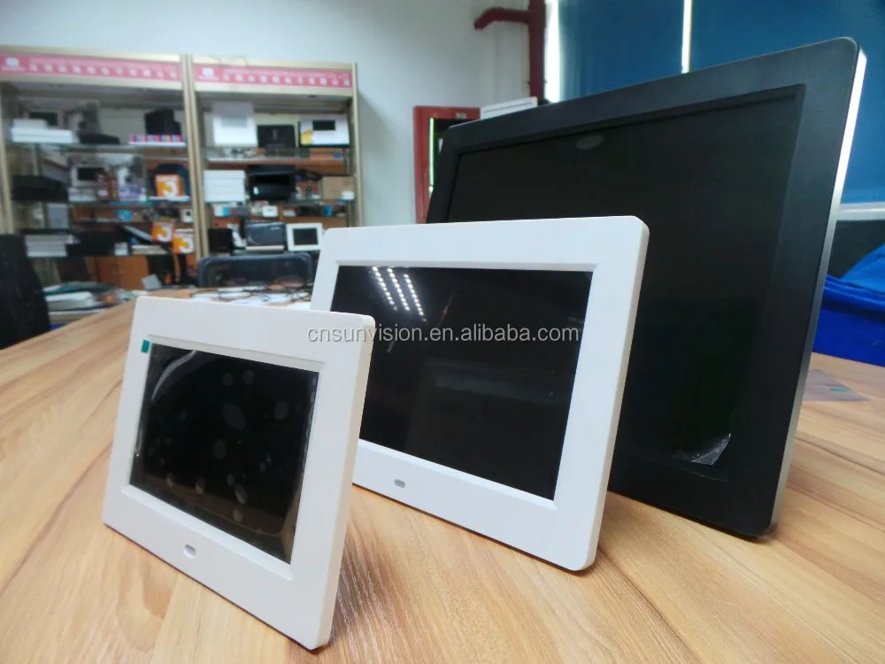 custom sound LCD display mini video player super slim POP advertising player for supermarket