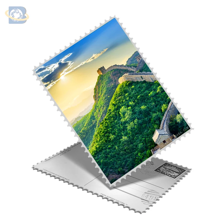 
Custom lenticular postcard beautiful scenery 3D postcard for tourist souvenirs 3D lenticular postcard printing 