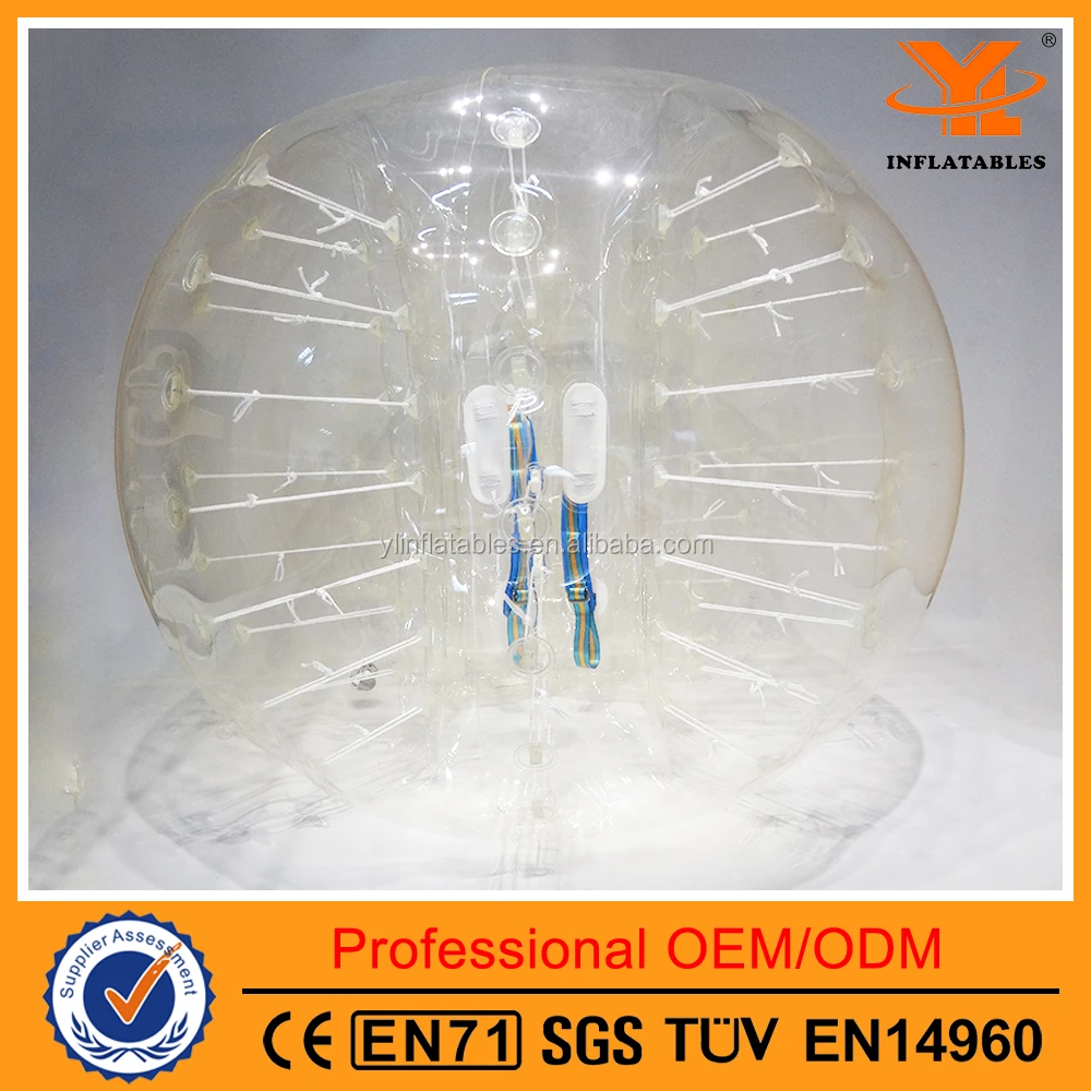Inflatable Giant Human Bubble Ball, Funny Bubble Games for People, High Quality Plastic Inflatable Bubble Ball for sale
