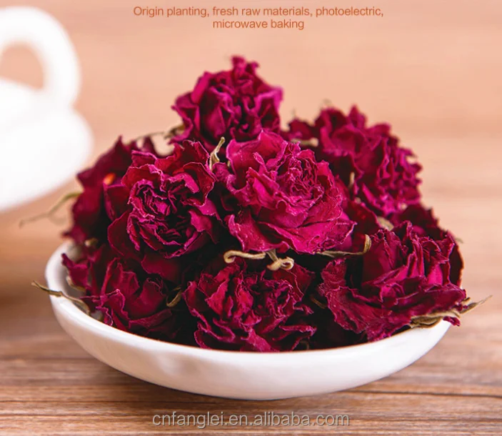 Free Sample Rose Flower Tea Dried Red Rose Petals Rose Bud Tea Chinese Herbal Tea