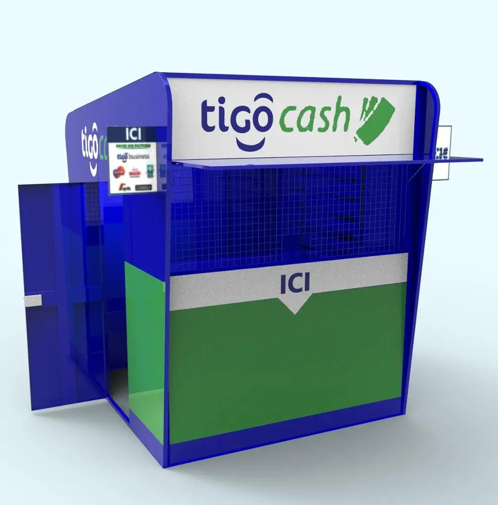 Tigo outdoor mini shop kiosk