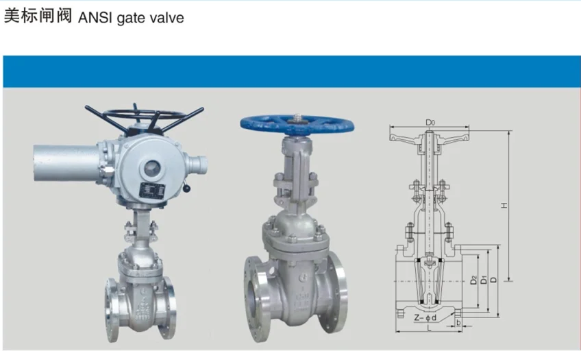 
WCB SS304 SS316 ASME B16.5 Calss300 Flanged Gate valve 