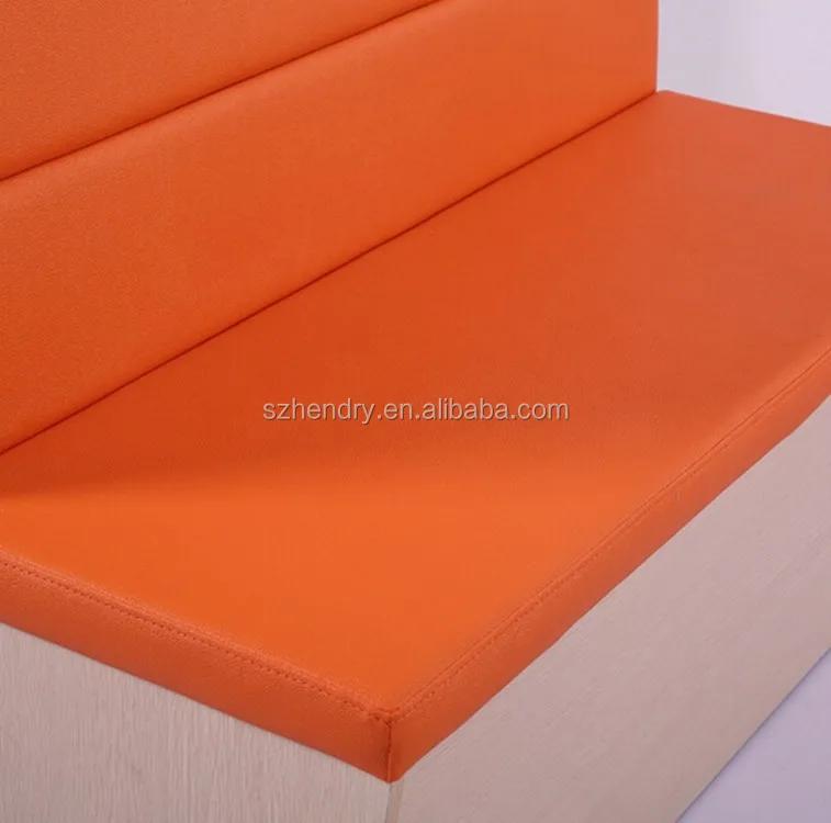 Hendry High Quality Booth Fast Food Restaurant Furniture Set Restaurant Booth Leather Booth Seating