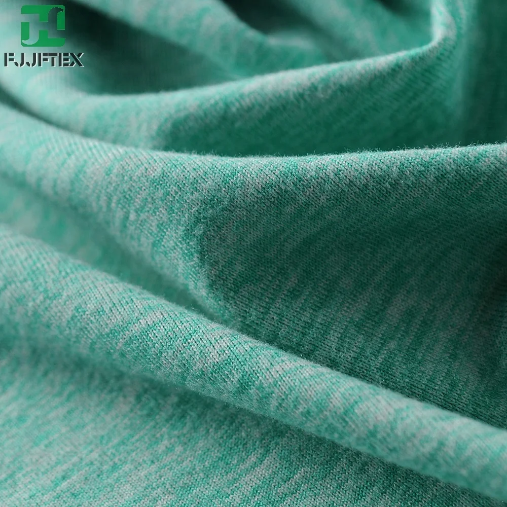 High elastane stretchable yarn dyed knitted polyester lycra sportswear leggings fabric