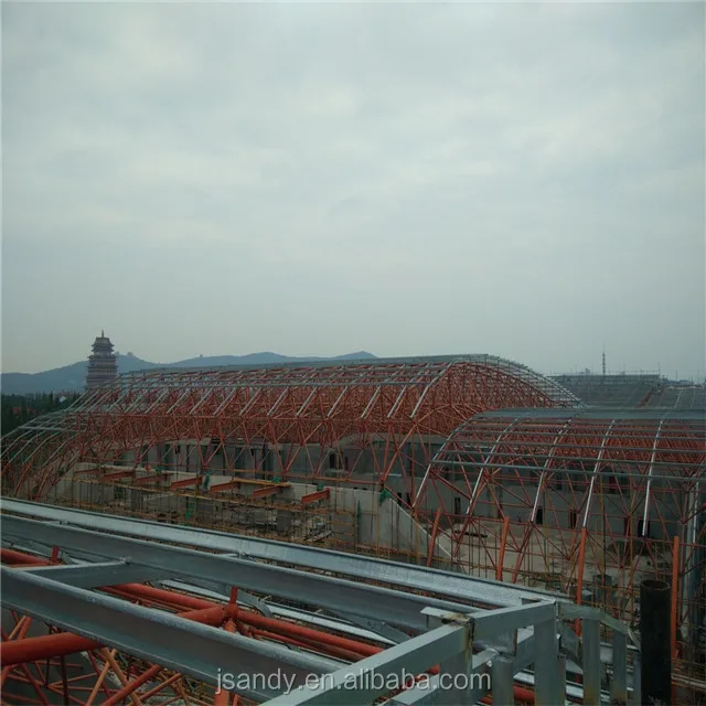 Стальная рама, баскетбольная площадка, конструкция для сборного стадиона/спортзала, дизайн мыльного типа