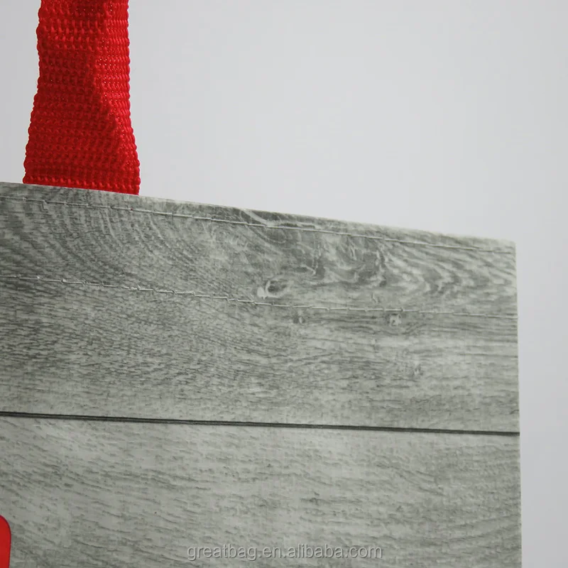 Reusable pp non woven laminated carrier shopping bags