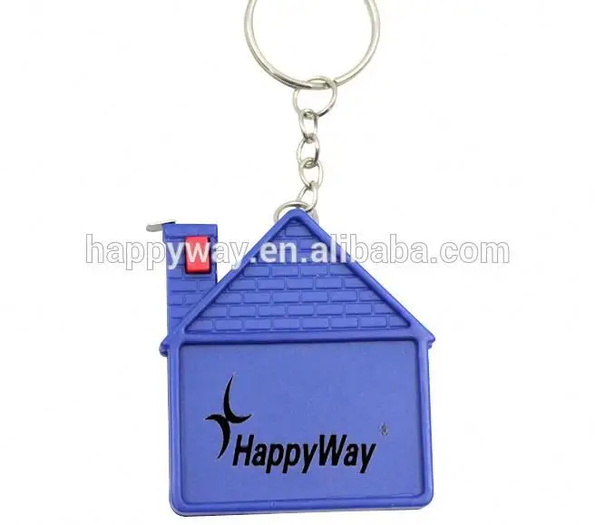 Promotional Cheap House Shape Tape Measure, 0402010 MOQ 100PCS One Year Quality Warranty