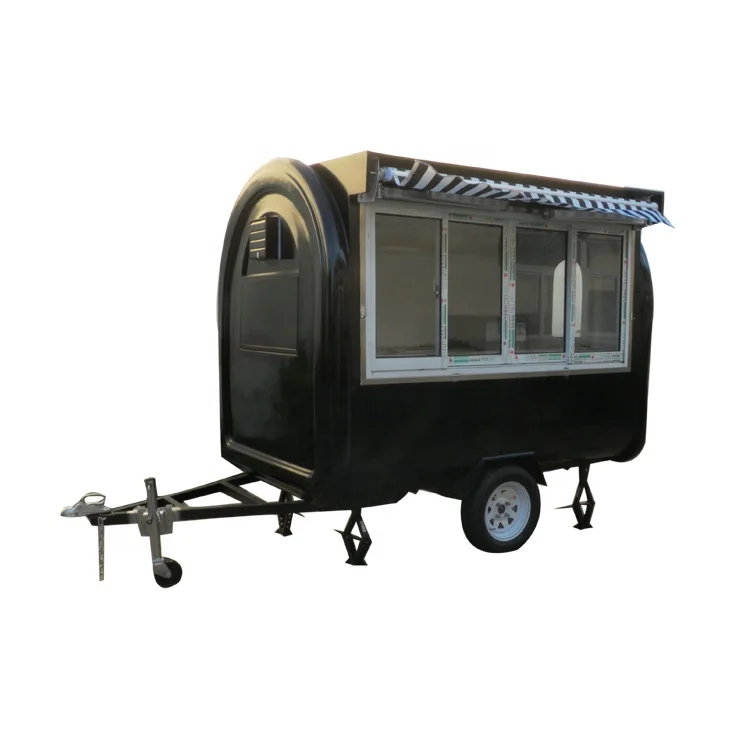 New Product in China Ice Cream Cart Trailer food with Deep Fryer