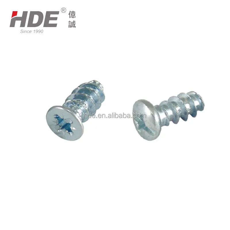 Cheap euro stainless steel furniture hardware chair self tapping cross recessed self tapping hex head screws