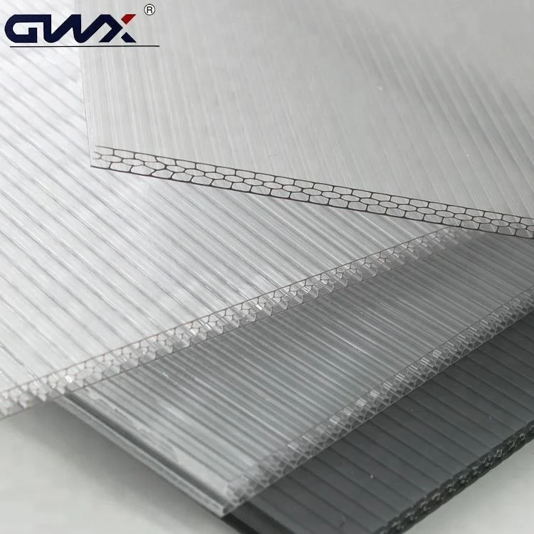 100% Virgin Bayer Material Honeycomb Polycarbonate Sheet/Polycarbonate Plastic Honeycomb Panels