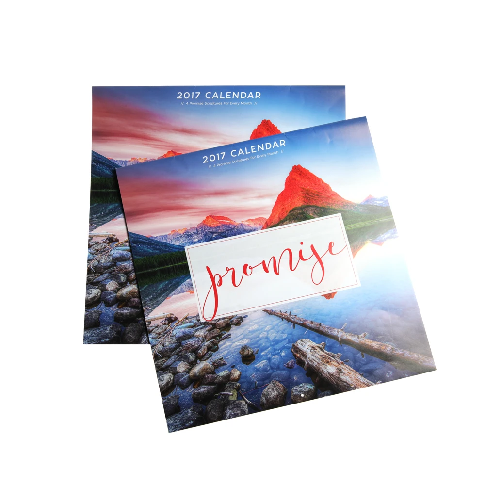 Hot sale full color custom 2024 wall calendar printing