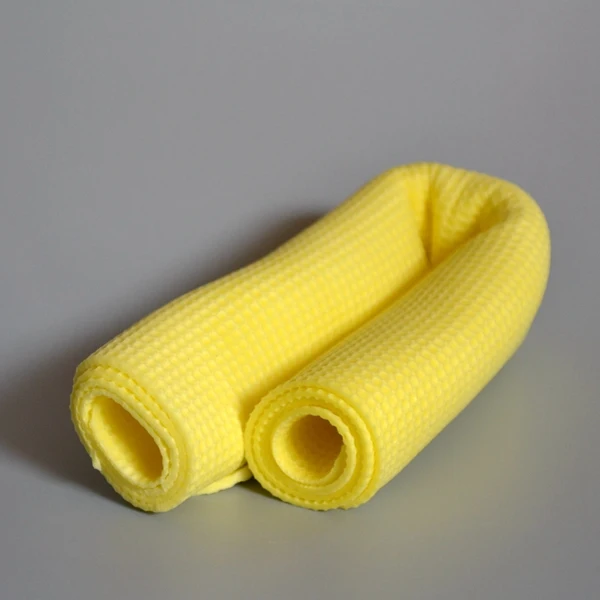 top design yellow waffle surface car care body cooling pva chamois towel