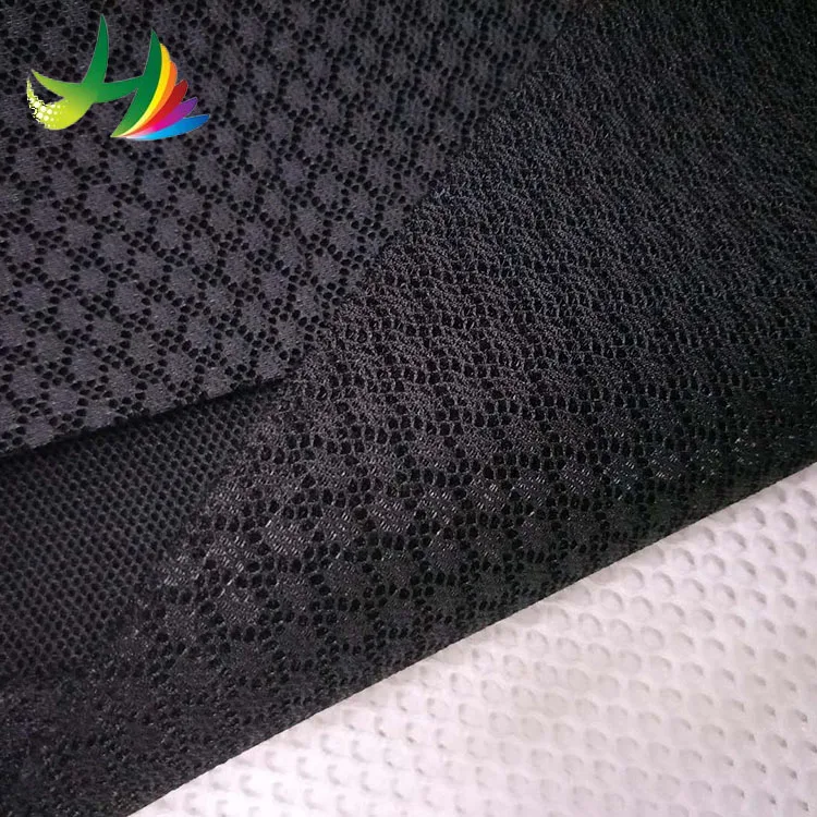 100% polyester textile mesh fabric quick dry for gym shoes or chair mesh fabric for sports shoes