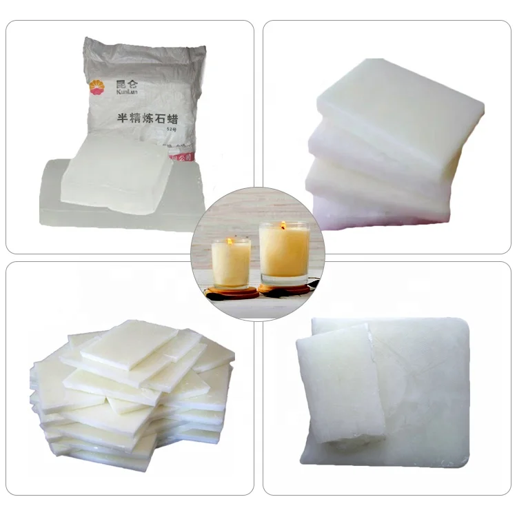 
100Kg Pallet C14 C17 Melting Point 48 52 52-54 56 58 60-62 Normal Histology Organic Spray Wax Kunlun Paraffin Wax 