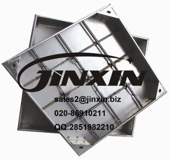 
JINXIN Custom 304 316 Stainless Steel Square Sewer Manhole Cover 