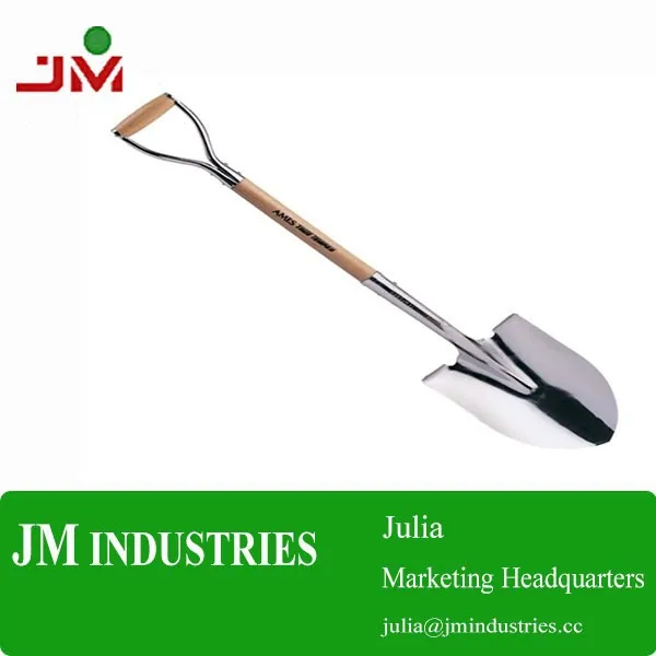 Wooden handle Stainless Steel Shovels