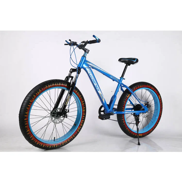 DIKESEN explor flame 20/24/26 inch sand beach snowbike bike bmx big thick wide tires bikes mtb 26 inch aluminum alloy frame mtb