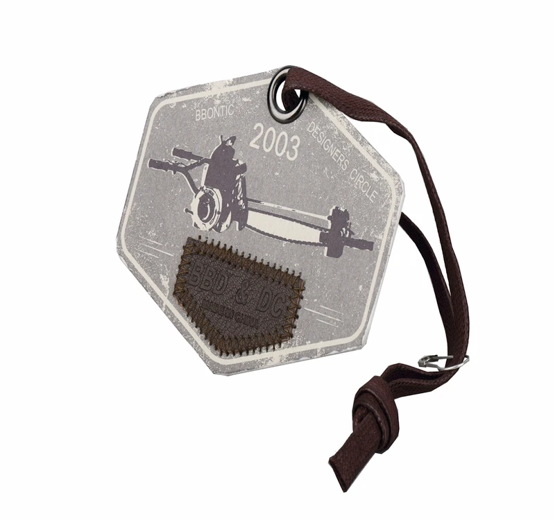 Manufacturer High Quality New Design Custom Price Wholesale Hang Tag with string and Printing Logo 888